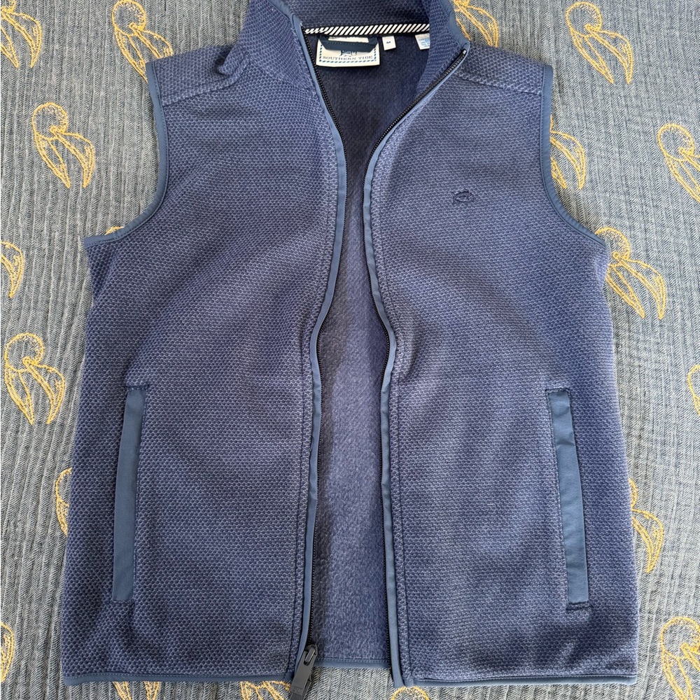 Boys Blue Sleeveless Jacket